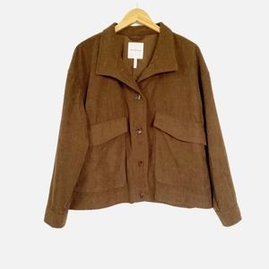 Avec Les Filles Corduroy Shirt Jacket Shacket Size XL